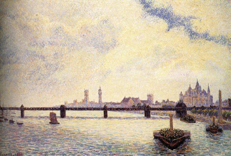 Camille Pissarro London Bridge oil painting image